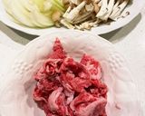 牛肉ときのこのクリーム煮♡バターライスで作り方1写真