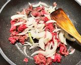 牛肉ときのこのクリーム煮♡バターライスで作り方2写真
