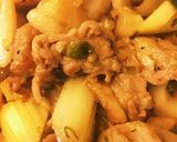 豚バラと蓮根セロリの中華炒め作り方6写真