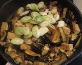 鶏ハラミと茄子と厚揚げのポン酢炒め煮作り方5写真