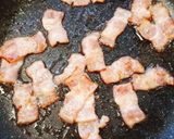 ミニトマトとベーコンのスクランブルエッグ作り方3写真
