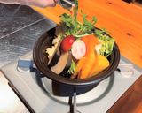 蒸し野菜とバーニャカウダソース！作り方2写真