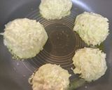 里芋と千切りキャベツのハンバーグ作り方4写真