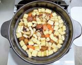 コンビニ調達のおつまみ甘栗で炊き込みご飯作り方2写真