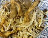 #簡単安価レンチンもやしと舞茸バター炒め作り方5写真