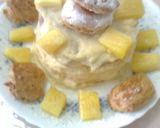 シュークリームのケーキのレシピ作り方15写真
