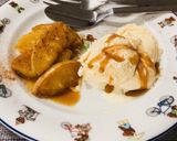 カラメル焼きリンゴ☆アイスクリーム添え作り方8写真