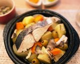 栄養たっぷり♪サワラと根菜のタジン鍋作り方5写真