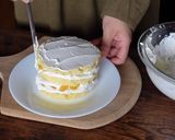 蒸しスポンジケーキ　オーブン不要作り方20写真
