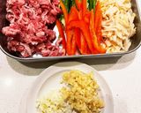 牛肉とピーマンとたけのこのオイスター炒め作り方1写真