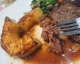 肉が柔らかくなるパイナップルステーキ作り方14写真