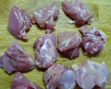ヘルシー！白菜と鶏もも肉のピリ辛煮！作り方3写真