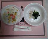 一歳の完食ランチ、ミルクご飯と湯豆腐作り方4写真