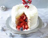 かくれんぼクリスマスケーキ作り方26写真