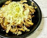 きのこのバター醤油炒め⭐️削りチーズのせ作り方5写真