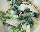 旬の＃春菊と竹輪のマヨネーズサラダ作り方8写真