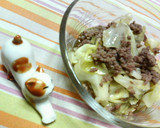 ✿残りキャベツで一品❀和風✿ひき肉炒め♡作り方4写真