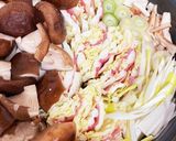 豚バラ白菜にねぎとしいたけ作り方2写真