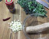 こだわり生フランクとケールのパスタ作り方1写真