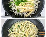 ご飯進む＊油揚げともやしのネギたま炒め＊作り方2写真