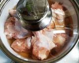 にんにく1玉で作る鶏手羽元と大根の黒酢煮作り方5写真