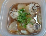 にんにく1玉で作る鶏手羽元と大根の黒酢煮作り方11写真