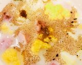 朝の3分料理★ヘルシーはくさいスープ作り方2写真