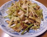 大根の皮とベーコンのマヨ炒め作り方7写真