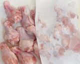 簡単♪フライパンで鶏手羽元オレンジ煮込み作り方1写真