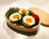 のっけ弁当2021.12.13 肉巻き卵作り方1写真