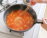ミネストローネのスープライスパスタ作り方8写真