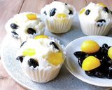 寅年♪おせちリメイク！黒豆＆栗の蒸しパン作り方4写真