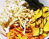 干し野菜と椎茸パウダーの具沢山お味噌汁作り方1写真