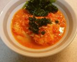 トマトソースで鶏肉煮，卵煮♪タンパク摂取作り方9写真