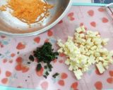 フワフワ♡3種のお野菜チーズ蒸しパン作り方4写真