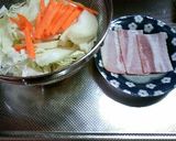 野菜も食べてね♪ベーコンエッグ作り方1写真