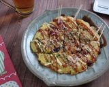 フライパンでつくる!丸くないタコ焼き作り方7写真