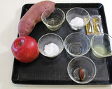 さつまいもとりんごのきんとん作り方1写真