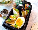 師走10　おにぎりクリスマス弁当作り方7写真