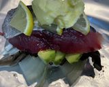 鰤とアボカドのレモンバター作り方5写真