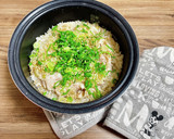 簡単♪ 豚バラネギ塩の炊き込みご飯作り方5写真