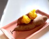 焼き芋、蒸しさつま芋を粗塩で甘み引き立つ作り方2写真