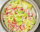 白菜と豚バラ肉の中華風ミルフィーユ鍋作り方2写真