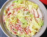 白菜と豚バラ肉の中華風ミルフィーユ鍋作り方3写真