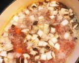 鶏肉と根菜とキノコのスープ作り方4写真