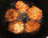 豚コマと根菜（余り物）のソースメンチカツ作り方7写真