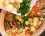 鶏肉と根菜とキノコのスープ作り方6写真