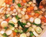 鶏肉と根菜とキノコのスープ作り方7写真