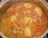 里芋と牛肉のトマト煮込み作り方8写真