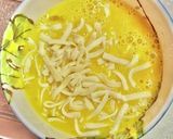 冷凍エビと椎茸のオムレツ作り方2写真
